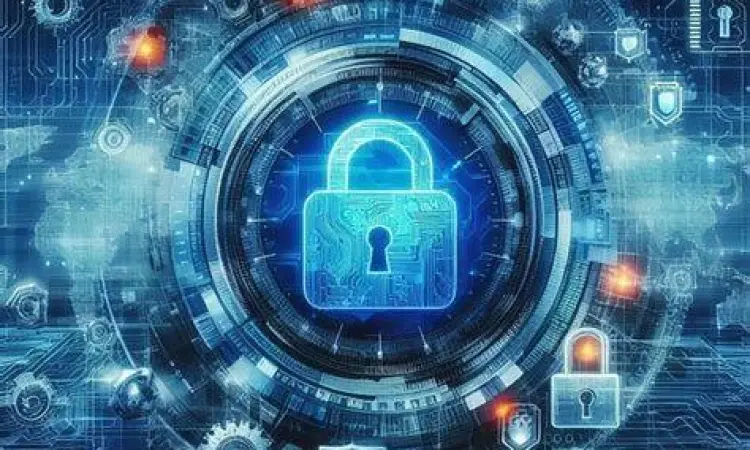 Ilustrasi keamanan siber dan perlindungan data