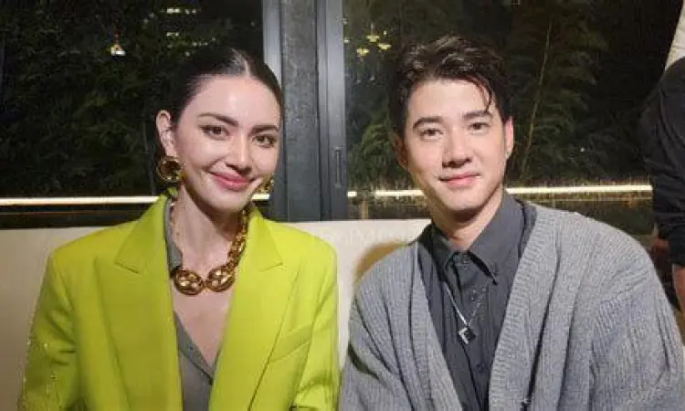 Para pemeran utama film Kang Mak saat konferensi pers