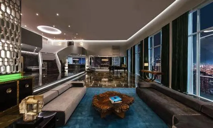 Desain interior apartemen Christian Grey