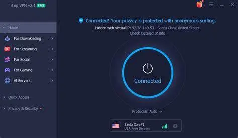 Keamanan Koneksi Internet Ilustrasi keamanan browsing menggunakan VPN