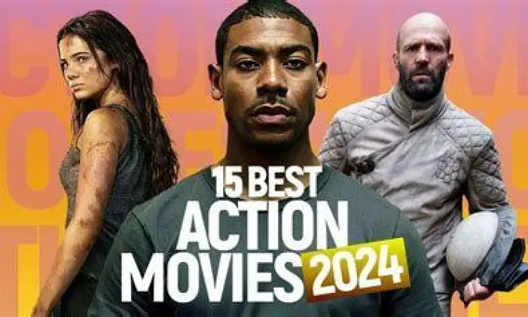 Adegan sinematik film action terbaru dengan ledakan