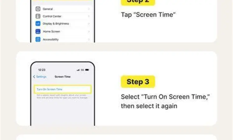 Pengaturan kontrol orang tua di aplikasi smartphone