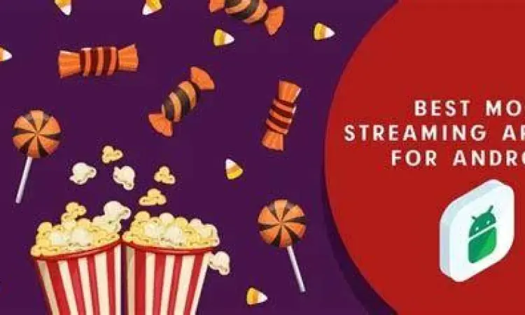 Berbagai ikon aplikasi streaming film populer di layar ponsel