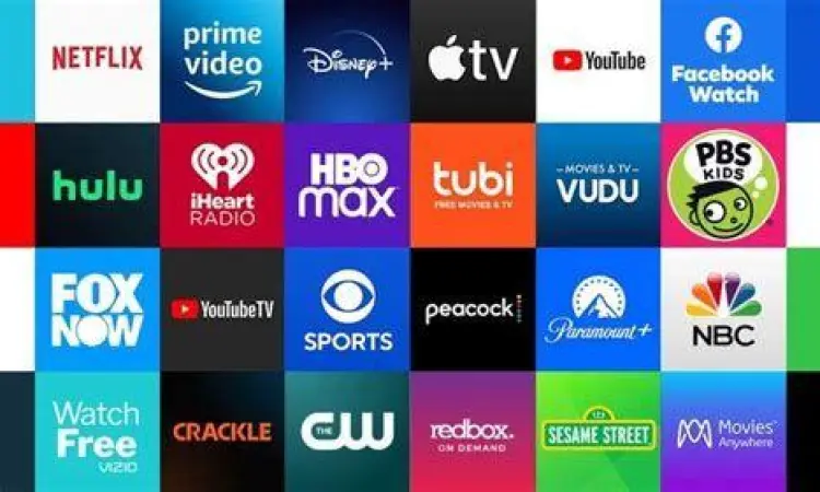 Logo berbagai aplikasi streaming resmi yang legal