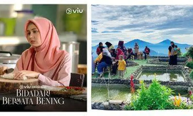 Suasana pesantren dalam serial Bidadari Bermata Bening