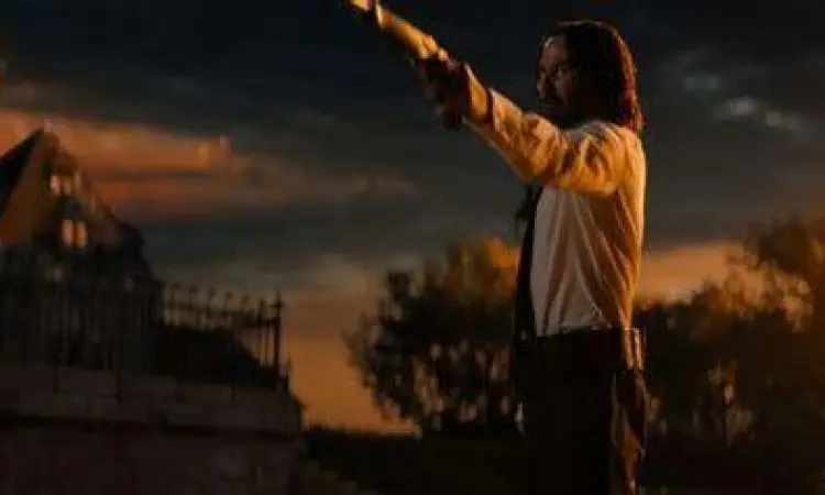 Duel John Wick melawan Caine