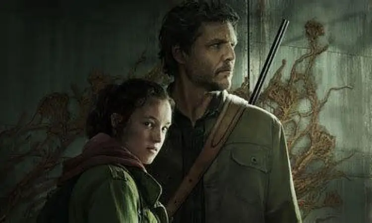 Joel dan Ellie dalam Perjalanan Pedro Pascal dan Bella Ramsey dalam adegan The Last of Us