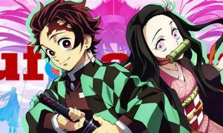 Detail animasi api Rengoku