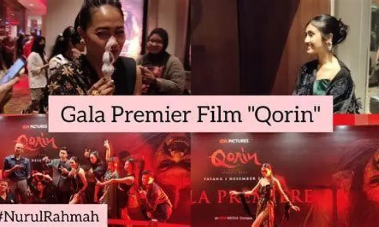 pemeran utama film qorin saat press conference