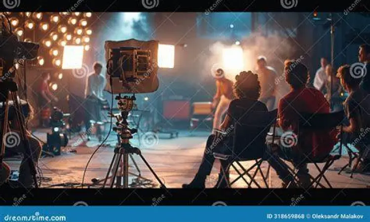 Produksi Film Inklusif Keberagaman aktor dan kru di lokasi syuting film inklusif