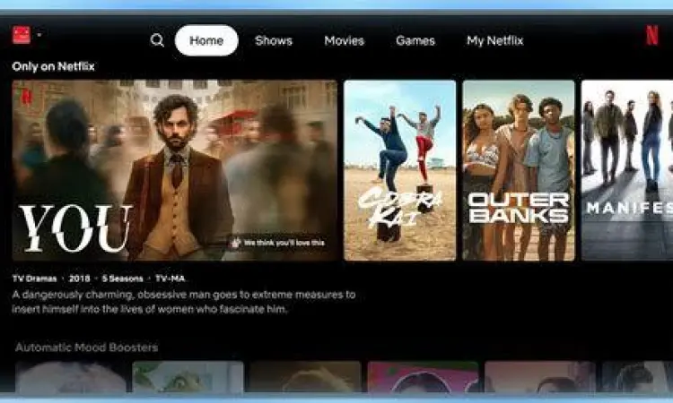 Tampilan film Sweet and Sour di aplikasi Netflix