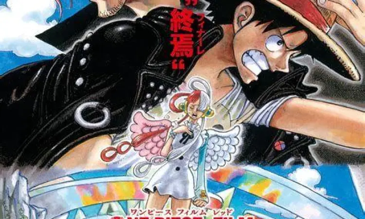Poster resmi One Piece Film Red menampilkan Uta