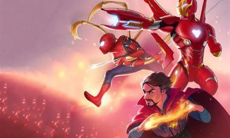 Iron Man dan tim di luar angkasa