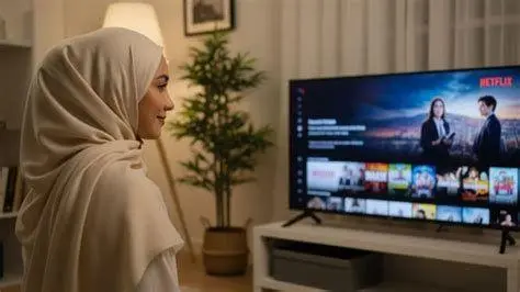 Home Cinema Experience Keluarga menonton film Indonesia di ruang tamu menggunakan Smart TV