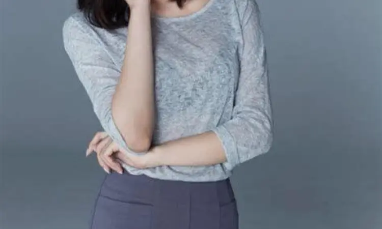 Aktris Baek Da-eun dalam salah satu adegan emosional di film Korea