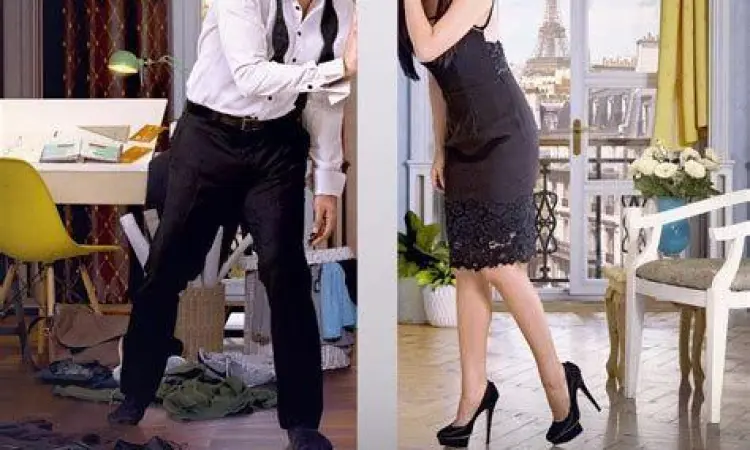 Reuni Tita dan Adit Shandy Aulia dan Samuel Rizal dalam adegan romantis