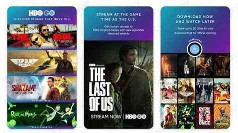 HBO Go Indonesia Interface Tampilan aplikasi HBO Go Indonesia