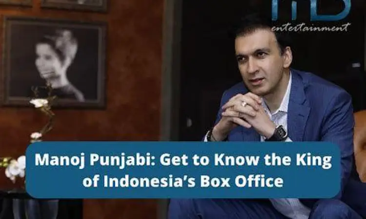 Manoj Punjabi dalam konferensi pers kesuksesan film