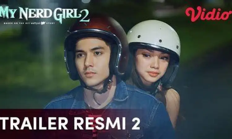 Naura dan Devano di My Nerd Girl 2 Pemeran utama My Nerd Girl Season 2 Naura Ayu dan Devano Danendra