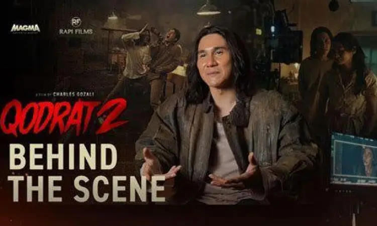 Proses syuting film Qodrat di lokasi pesantren