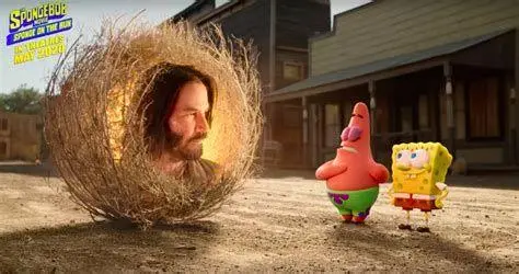 Visual 3D Sponge on the Run Tampilan visual CGI SpongeBob dan Patrick di film 2020