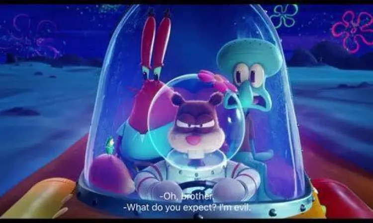 Pemandangan Atlantic City di film SpongeBob 2020