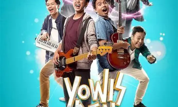 Aksi Bayu Skak Bayu Skak dalam salah satu adegan Yowis Ben The Series