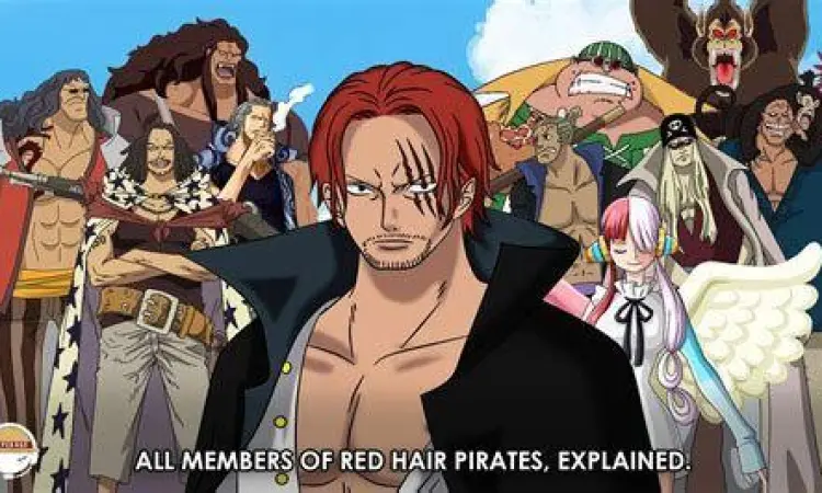 Shanks dan Kru Bajak Laut Rambut Merah Bajak Laut Rambut Merah Shanks dalam One Piece Film Red