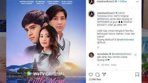 Pemeran Utama Film natasha wilona dan al ghazali di lokasi syuting