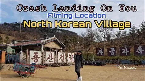 Penggambaran Korea Utara di CLOY Set lokasi desa Korea Utara di Crash Landing on You