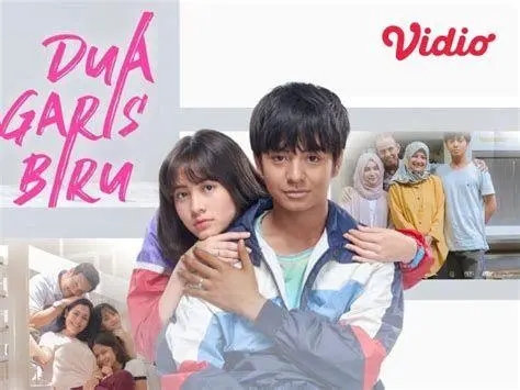 Nonton Legal Dua Garis Biru Poster promosi streaming film Dua Garis Biru di platform legal