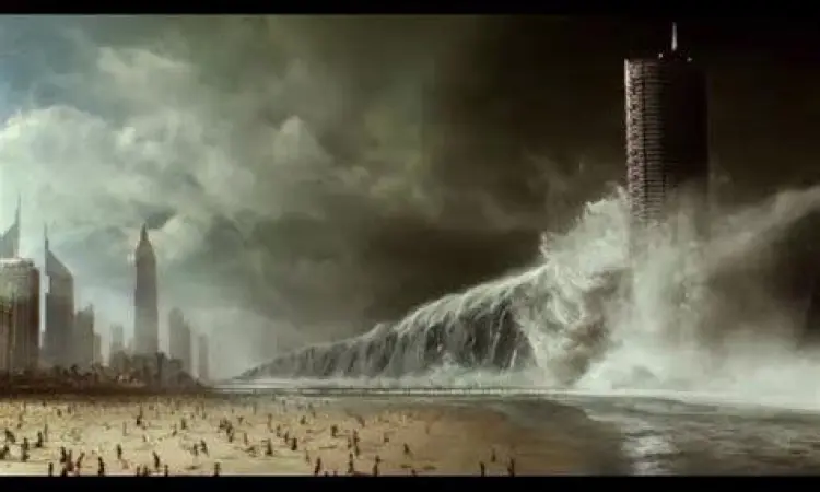 Adegan tsunami dahsyat di film Geostorm
