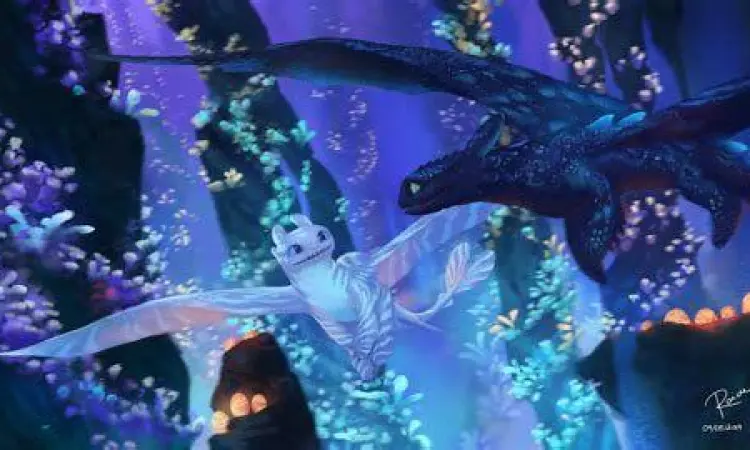 Keindahan visual The Hidden World dalam film naga