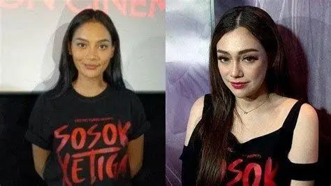 Duo Aktris Utama Sosok Ketiga Celine Evangelista dan Erika Carlina dalam film Sosok Ketiga