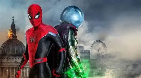 Kerja Sama Mysterio dan Spider-Man Mysterio dan Spider-Man bekerja sama melawan Elementals