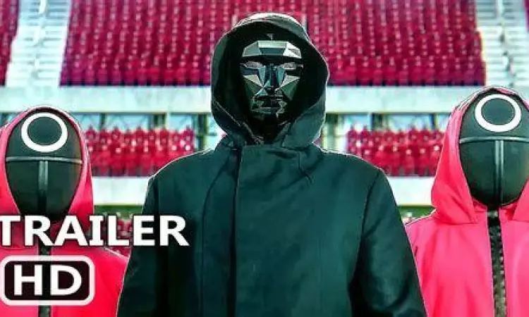 Adegan Seong Gi-hun di bandara saat memutuskan kembali ke permainan