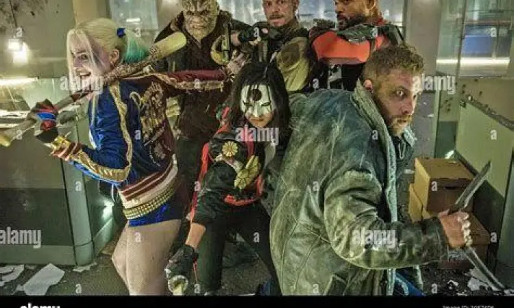 Aksi Task Force X Adegan aksi intens di film The Suicide Squad 2021