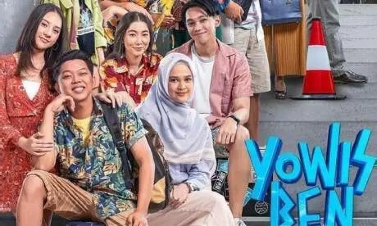 Pemeran Yowis Ben Para pemeran utama film Yowis Ben Finale saat sesi promosi