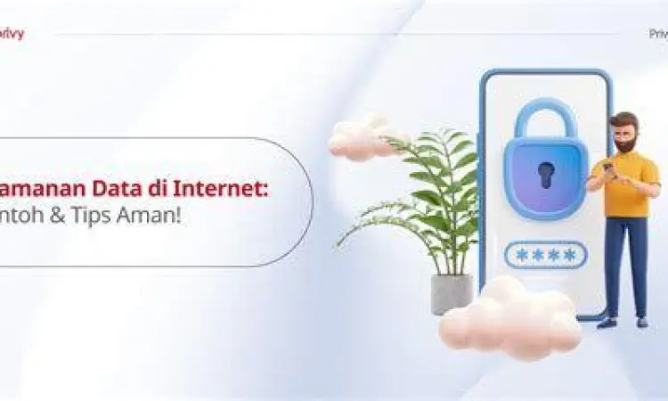 Ilustrasi keamanan data saat melakukan transaksi streaming online