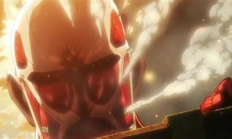 Kejadian pembobolan tembok oleh Colossal Titan
