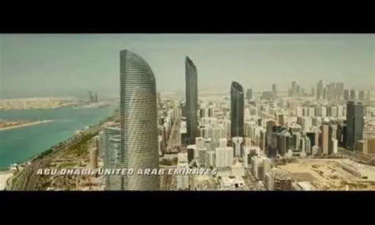 Aksi Mobil Abu Dhabi Aksi mobil melompat antar gedung di Abu Dhabi dalam Fast and Furious 7