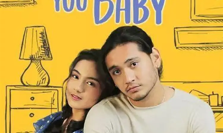 Bryan Domani dan Ersya Aurelia dalam salah satu adegan film I Love You Baby