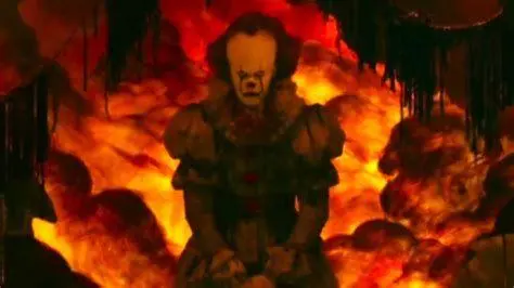 Teror Awal Pennywise Pennywise di dalam selokan menyapa Georgie