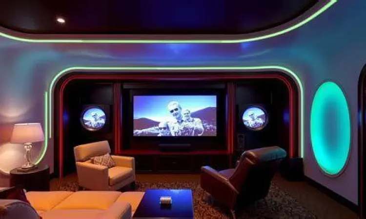 Menonton film dengan kualitas home theater di rumah