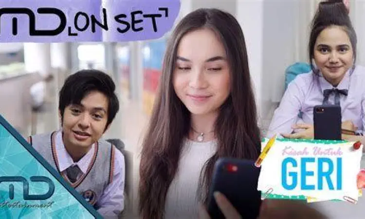 Suasana lokasi syuting sekolah di Kisah untuk Geri