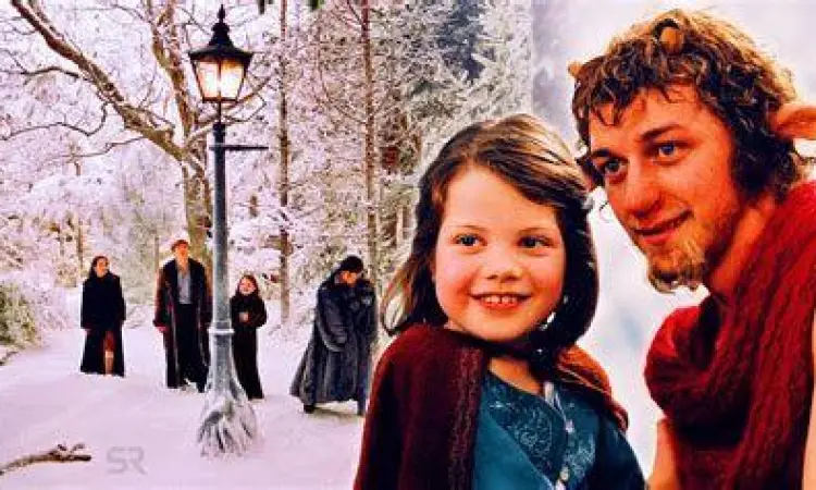 Lucy Pevensie bertemu Mr Tumnus di Narnia