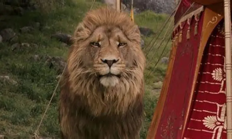 Karakter Aslan sang Singa di film Narnia