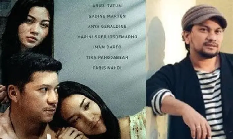 Tompi mengarahkan pemain di lokasi syuting film Selesai